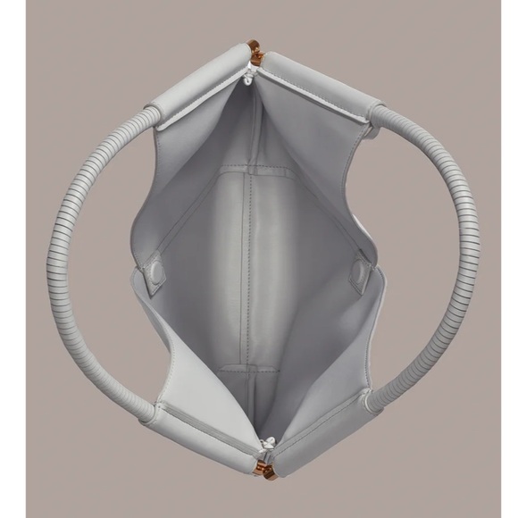 Donna Karan Baldwin Shoulder Bag with Pouch and Leather Wrapped Handles - Picture 3 of 12